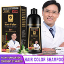 Shampoo Black  Hair Color  500ml 3 em  1