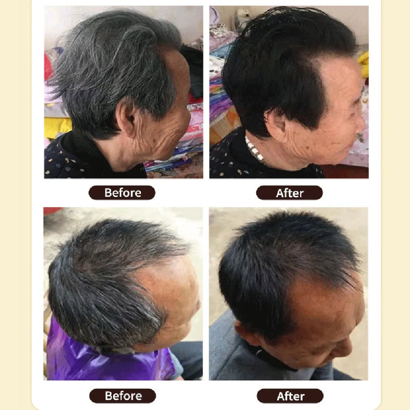 Shampoo Black  Hair Color  500ml 3 em  1