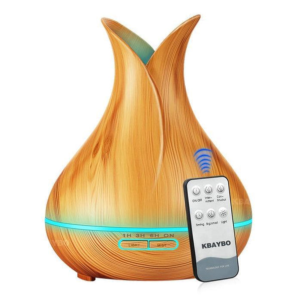 Midificador de Ar USB Madeira & Difusor De Óleo Essencial