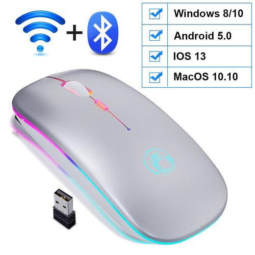 Mouse Led sem Fio Recarregável IMice - Wippas